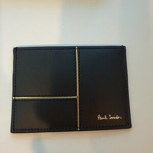Paul Smith Black and Gold Card Holder